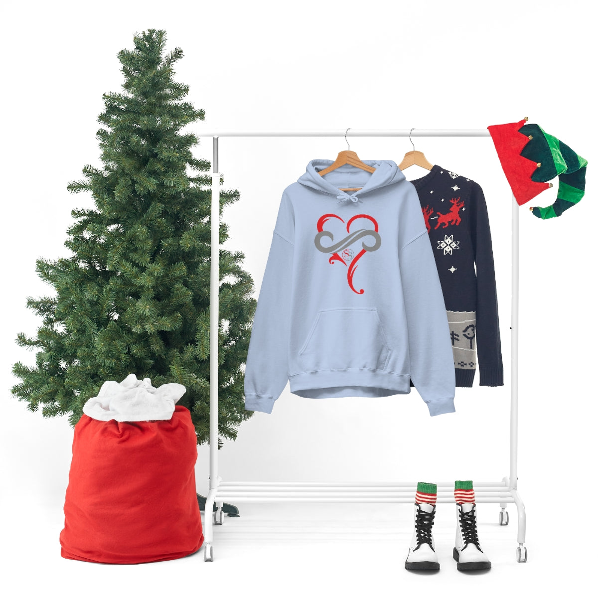 Ladies Hoodie Eternal Hearts
