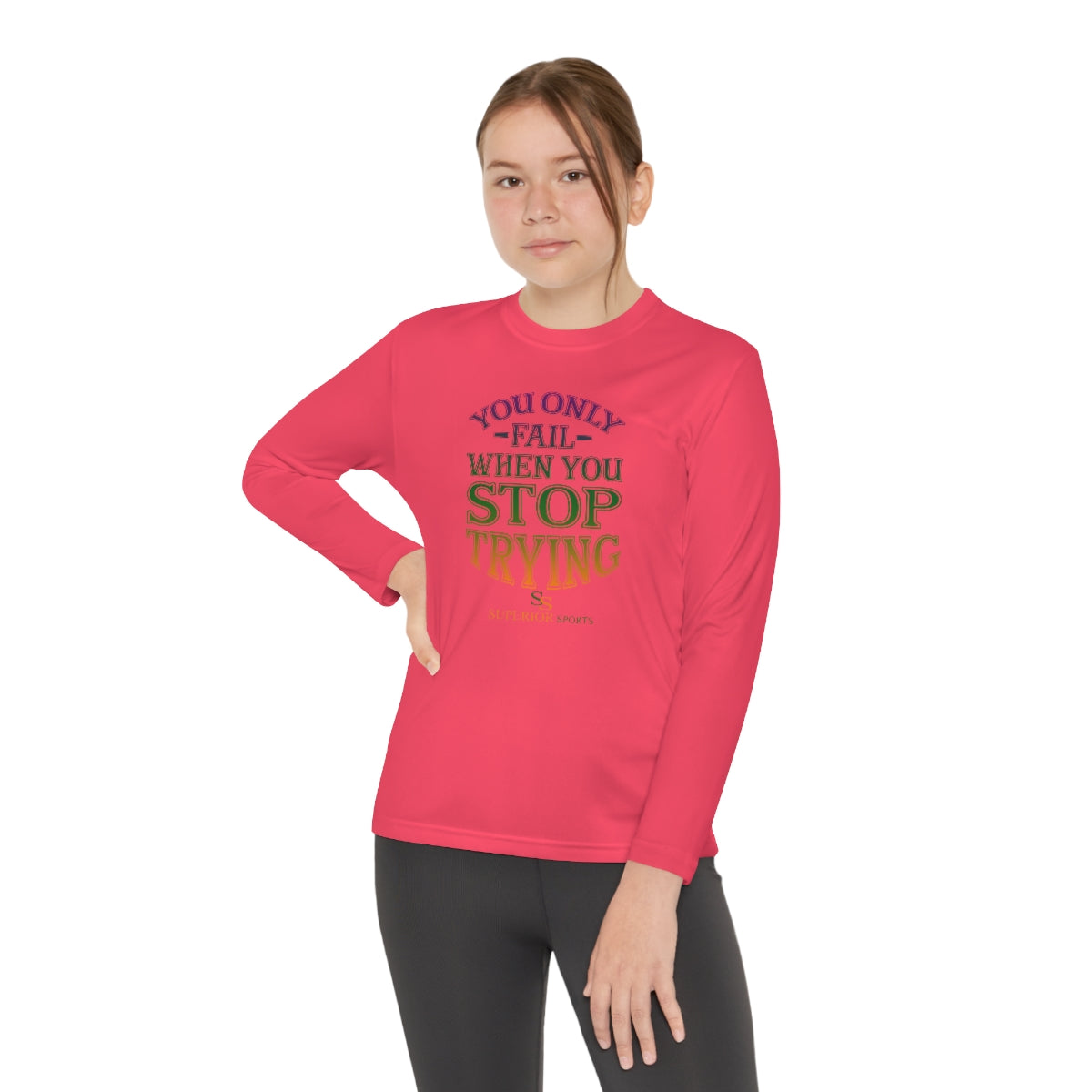 Kids Long Sleeve Competitor Tee