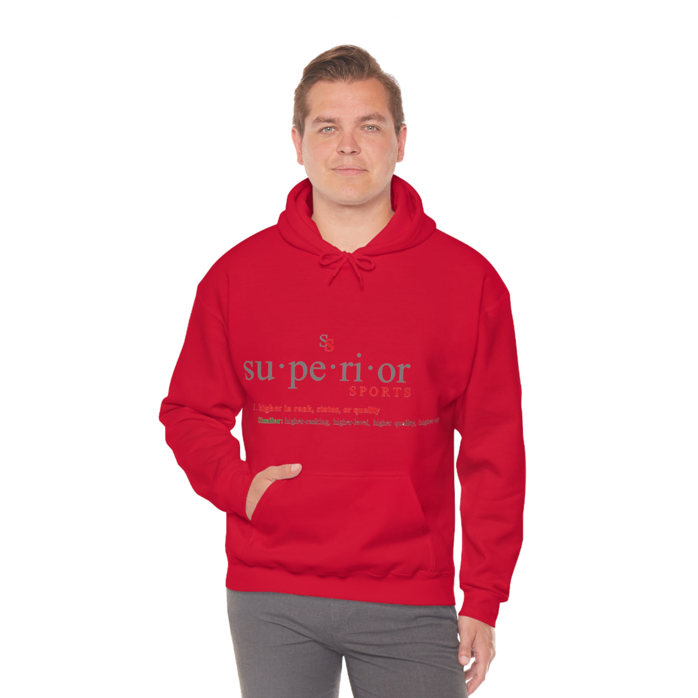 MEN HOODED SWEATSHIRT