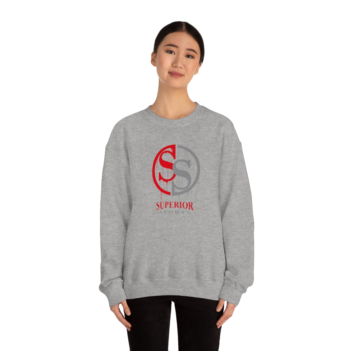 Men Double sided Crewneck Sweatshirt