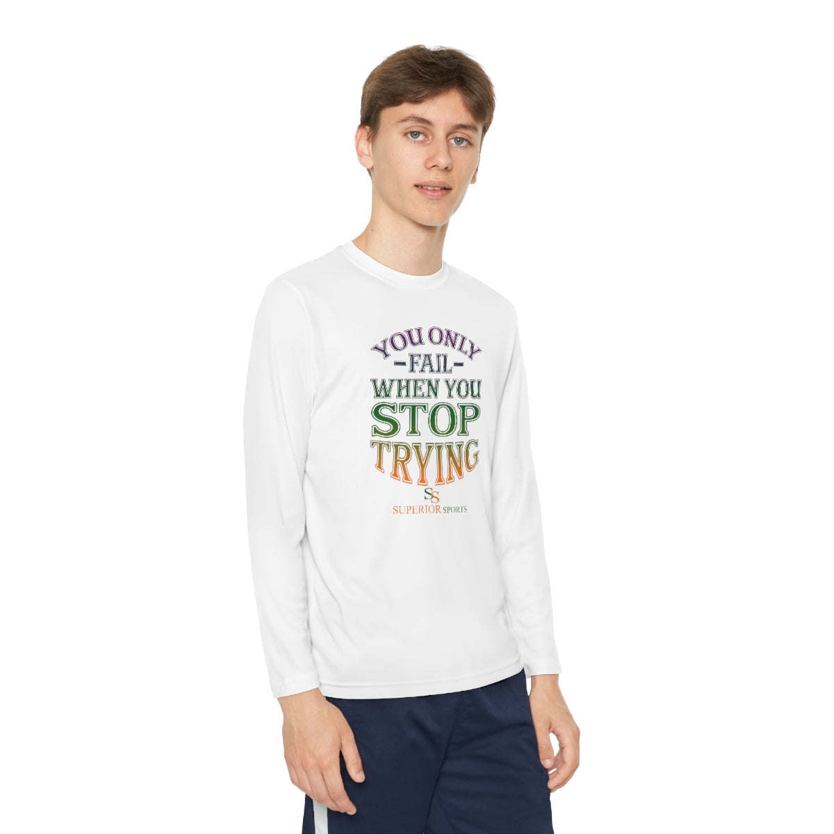 Kids Long Sleeve Competitor Tee