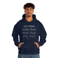MEN HOODED SWEATSHIRT