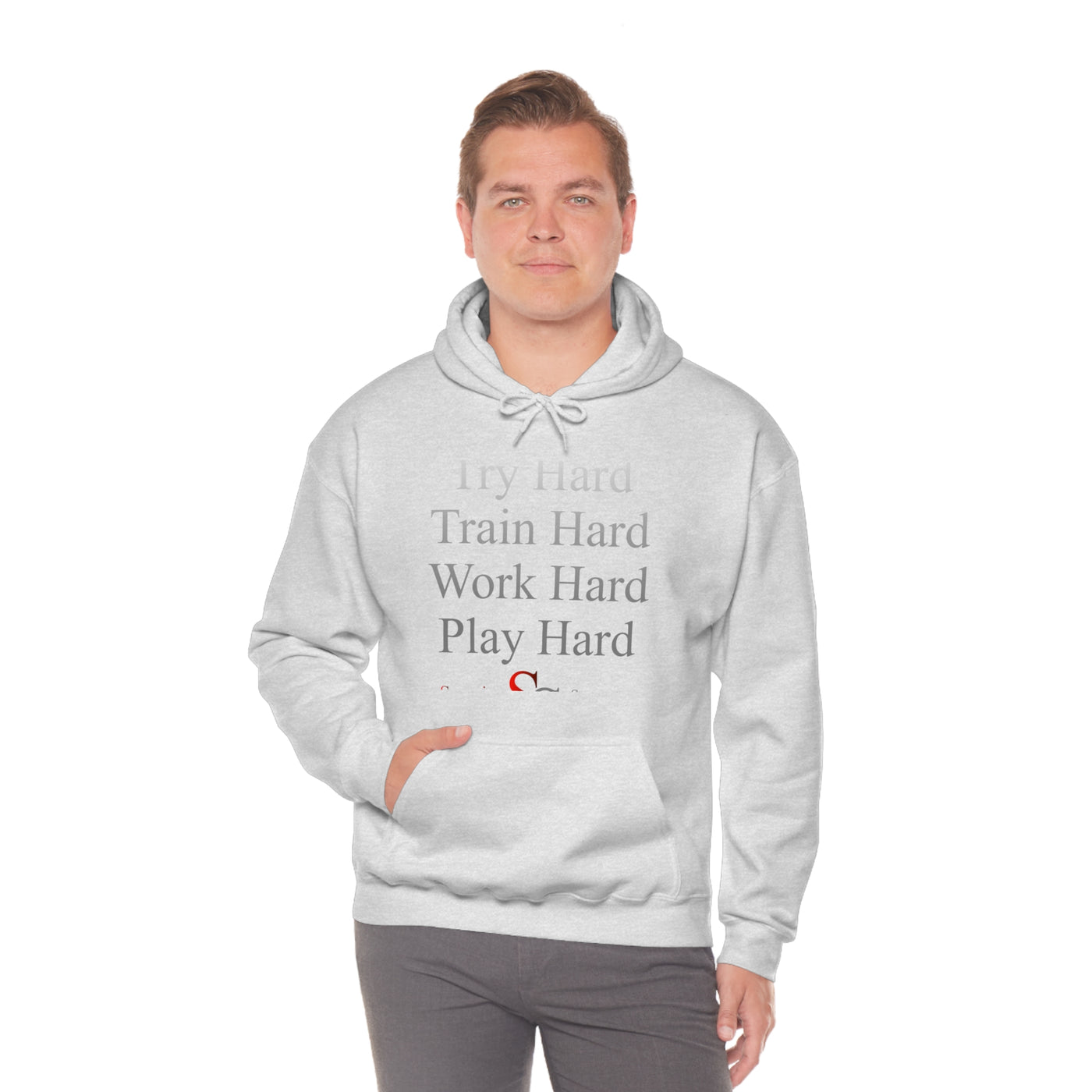 MEN HOODED SWEATSHIRT