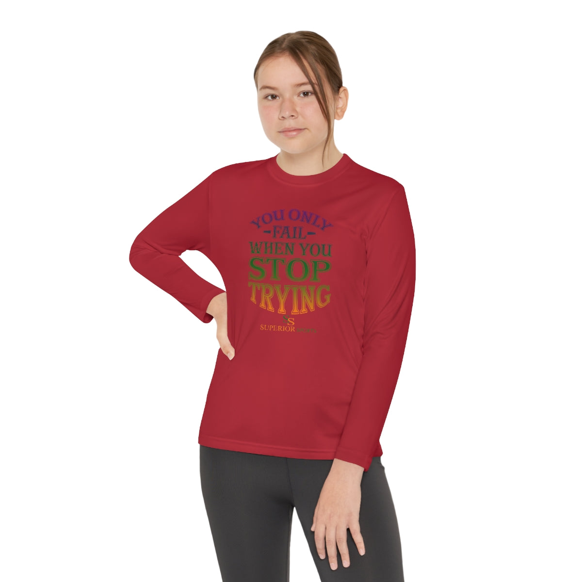 Kids Long Sleeve Competitor Tee