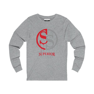 Men Long Sleeve BLK SS Drip Long Tee