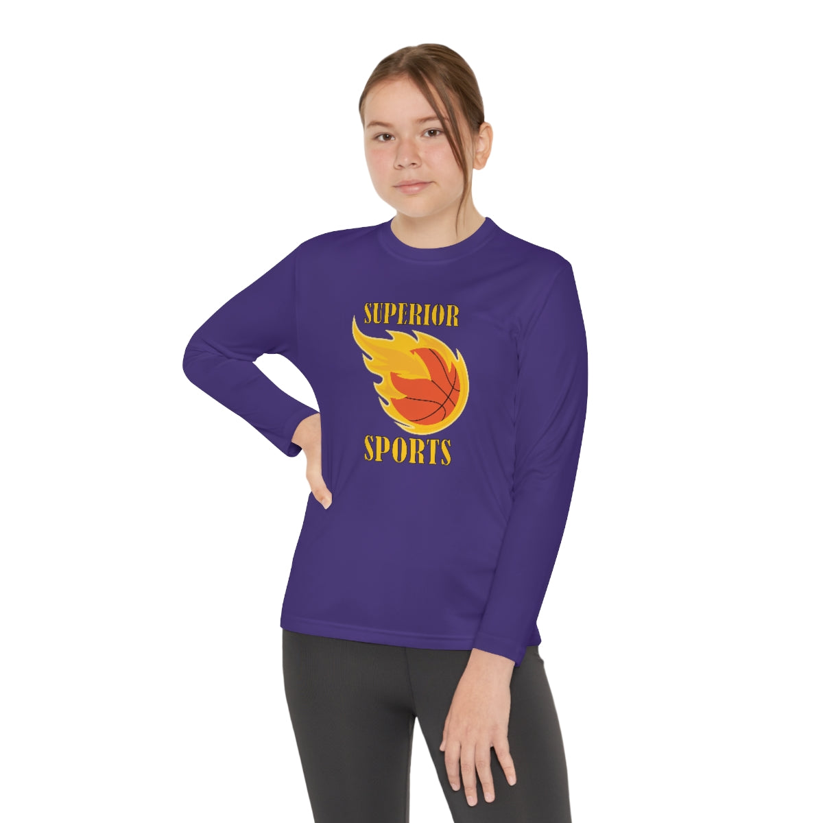 Kids Long Sleeve Sleeve Competitor Tee