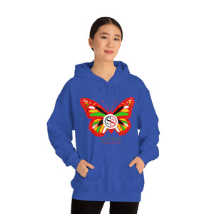 Ladies Hoodie Colorful Butterfly