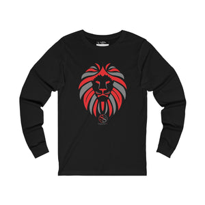 Men Long Sleeve Lion Long Sleeve Tee