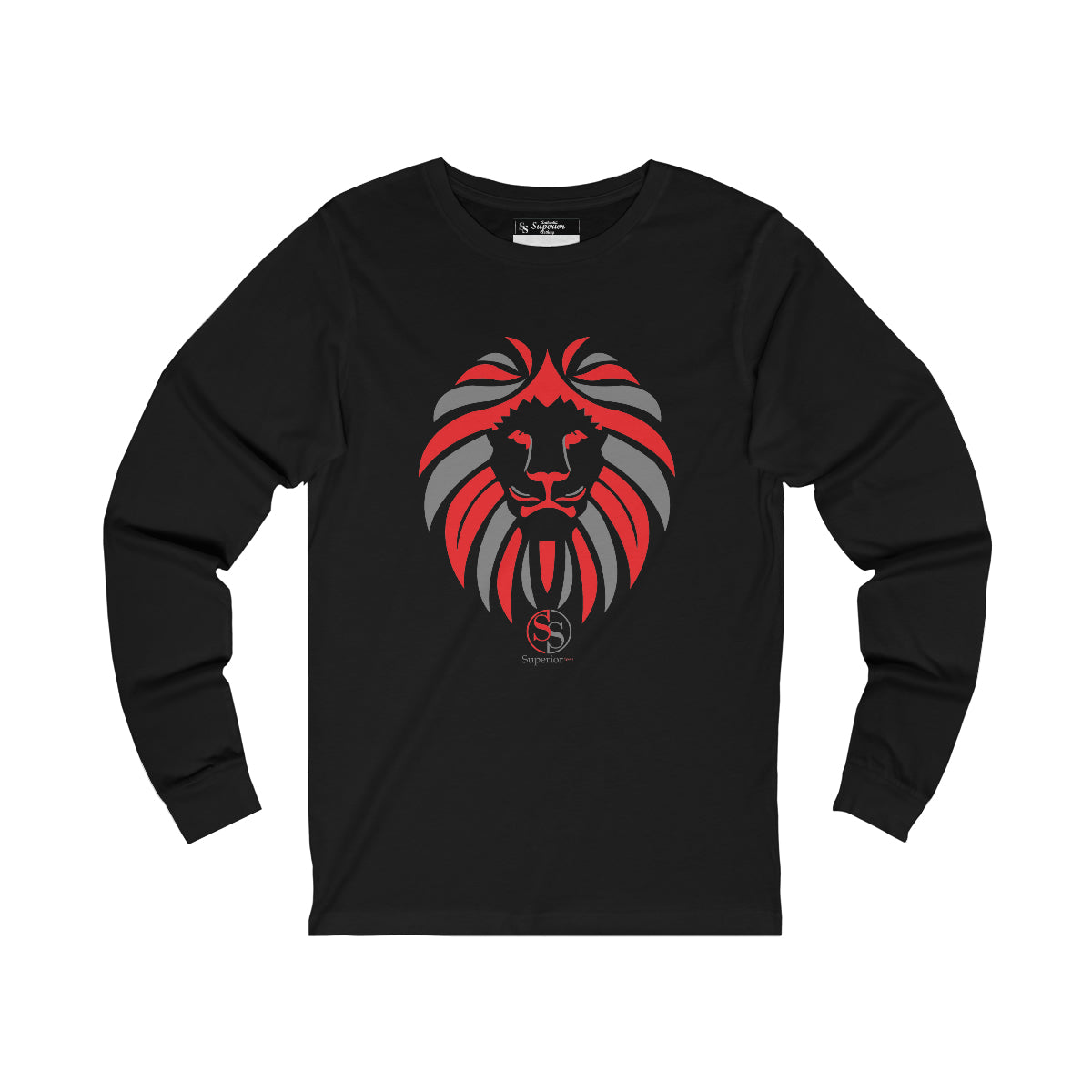 Men Long Sleeve Lion Long Sleeve Tee