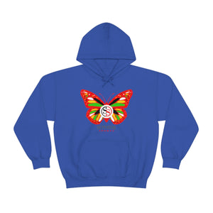 Ladies Hoodie Colorful Butterfly