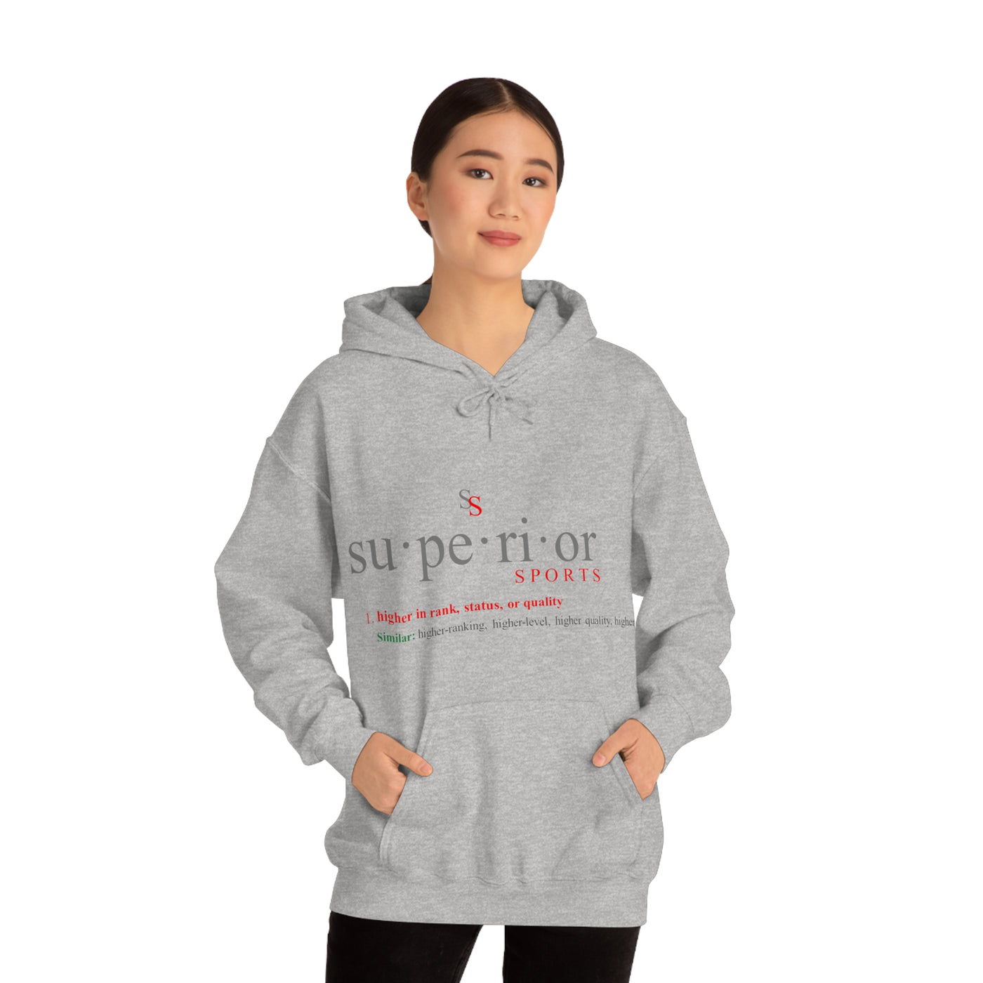 LADIES HOODED SWEATSHIRT