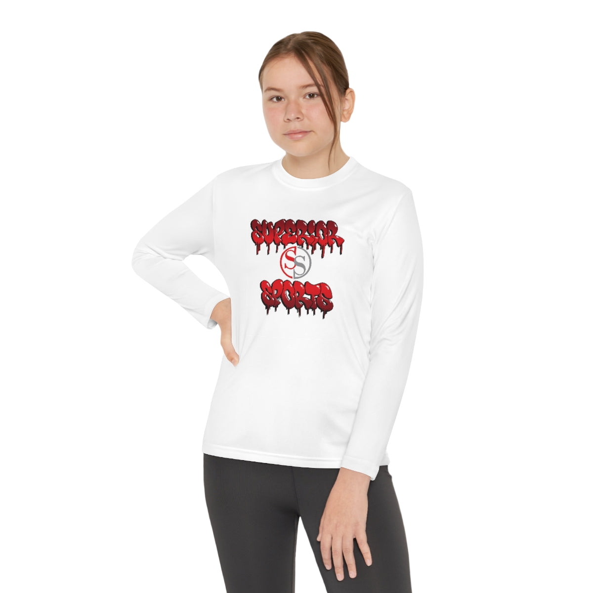 Kids Long Sleeve Competitor Tee