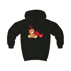Teddy Bear Heart Kids Hoodie