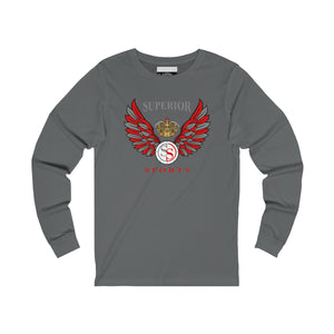 Men Long Sleeve Wings SS Tee