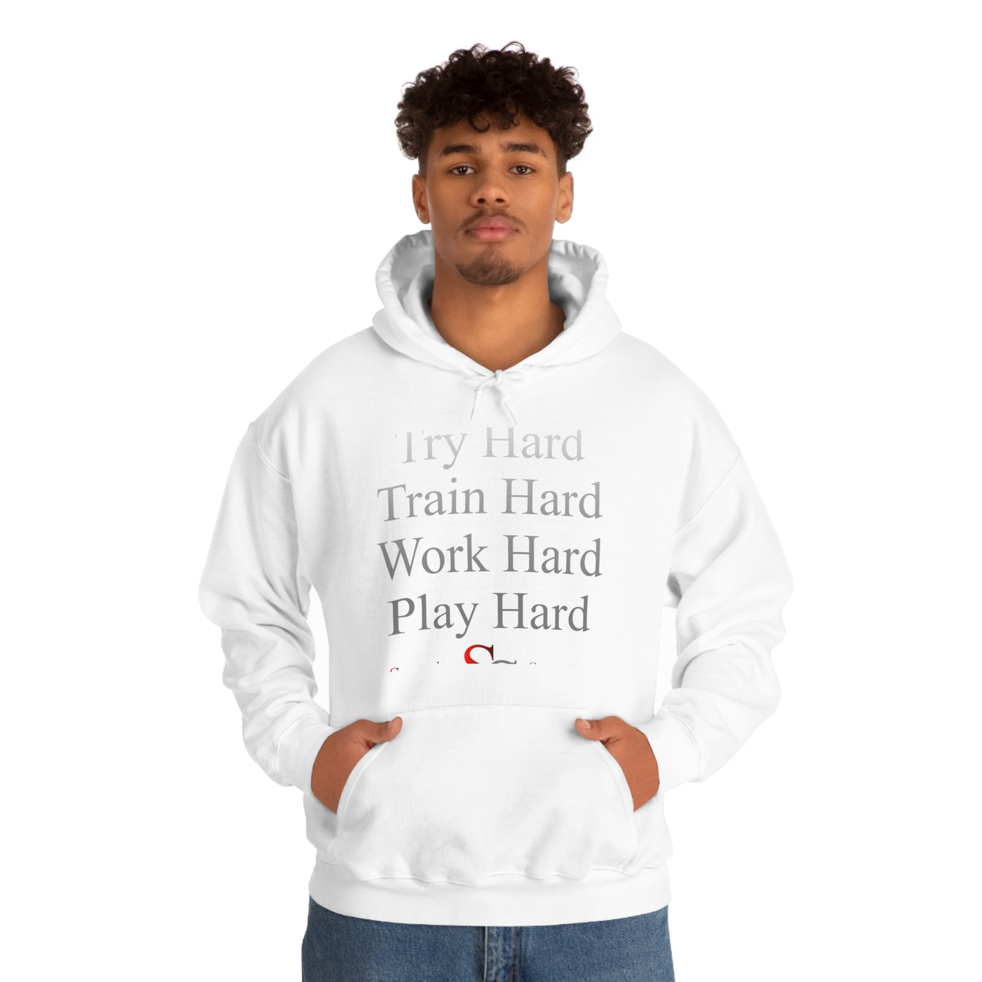 MEN HOODED SWEATSHIRT