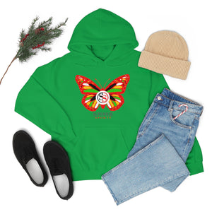 Ladies Hoodie Colorful Butterfly