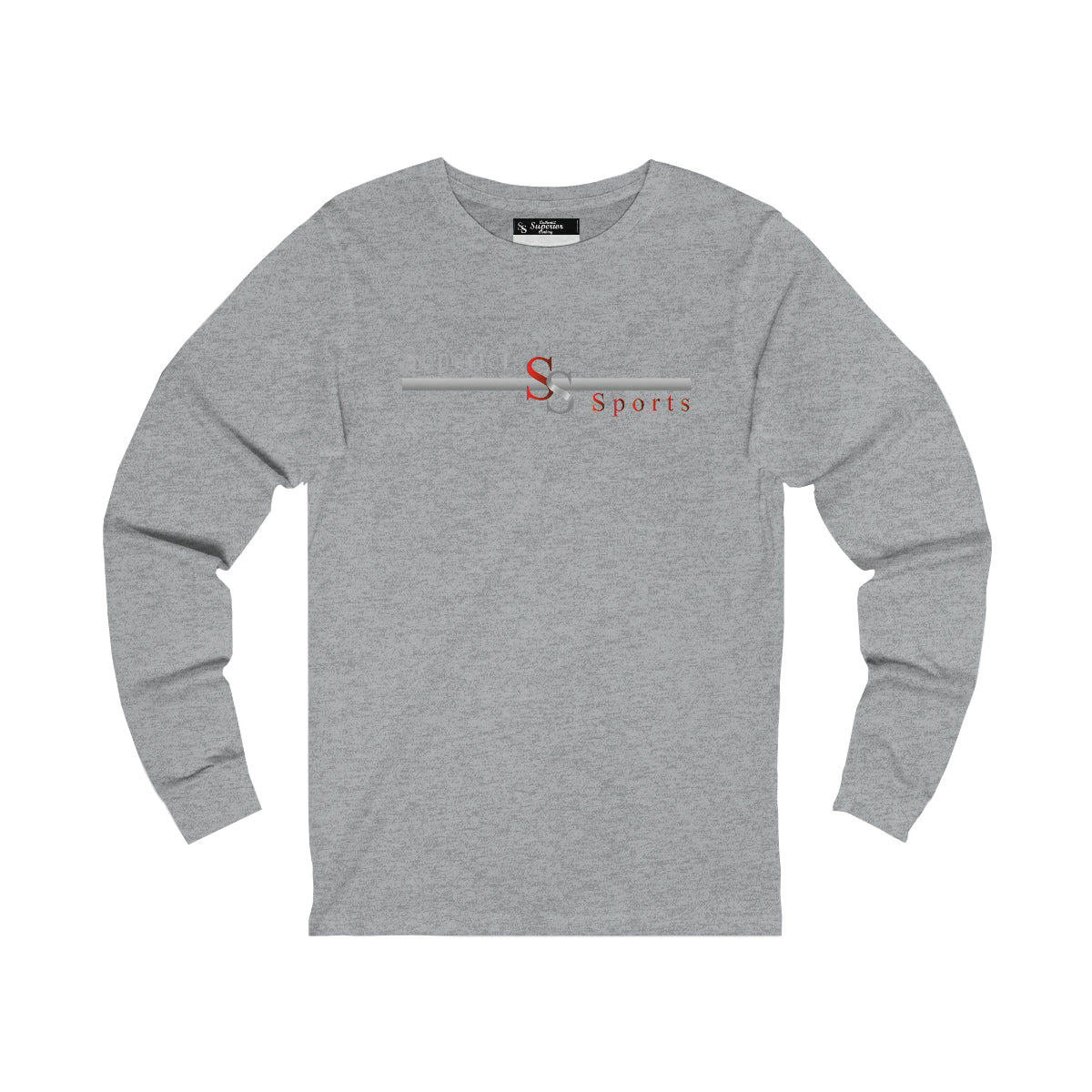 Men Long Sleeve SS Long Bars Tee