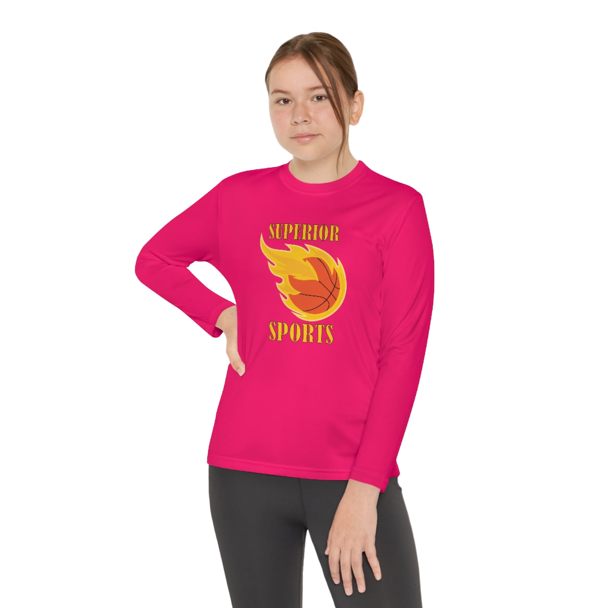 Kids Long Sleeve Sleeve Competitor Tee