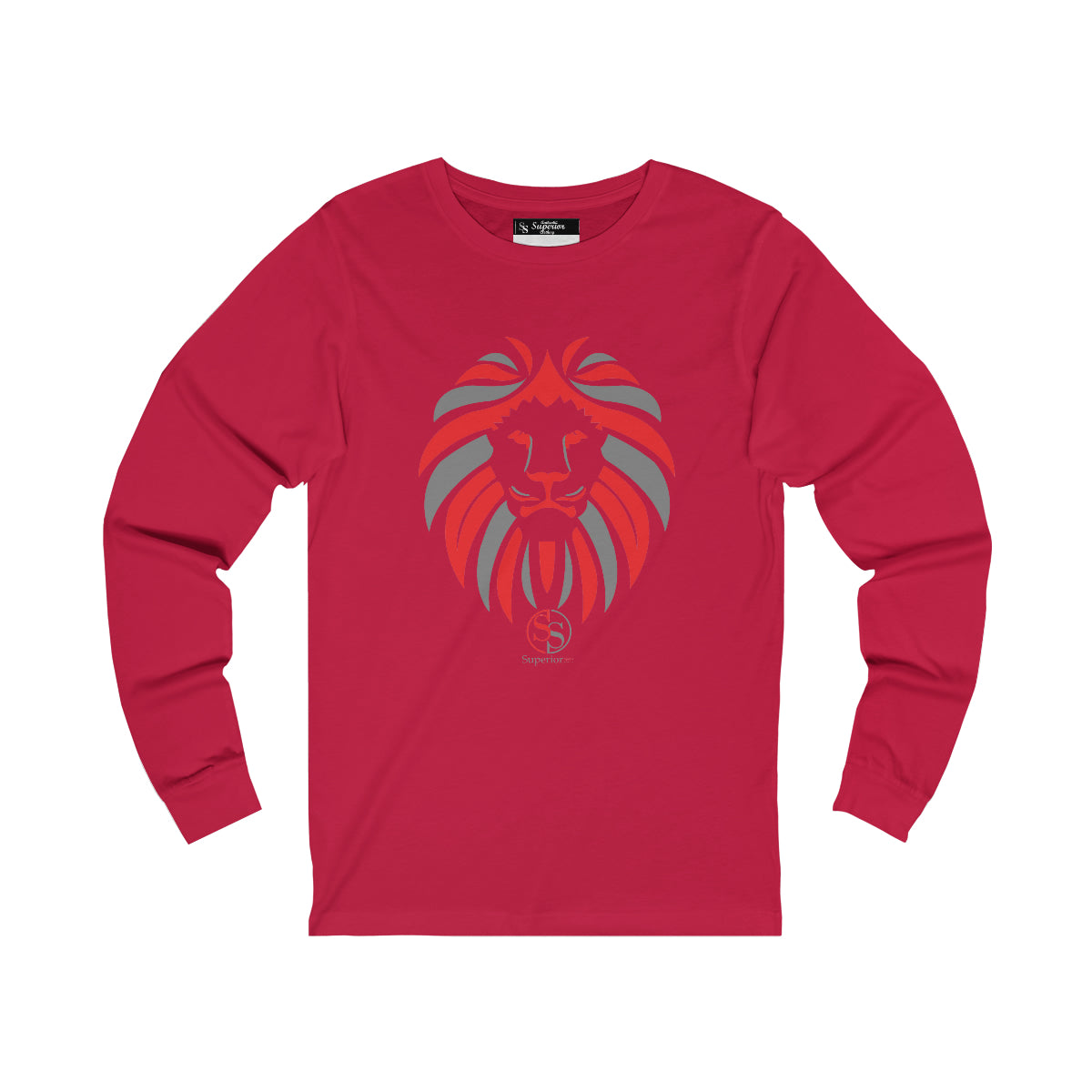 Men Long Sleeve Lion Long Sleeve Tee