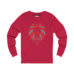 Men Long Sleeve Lion Long Sleeve Tee