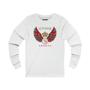 Men Long Sleeve Wings SS Tee