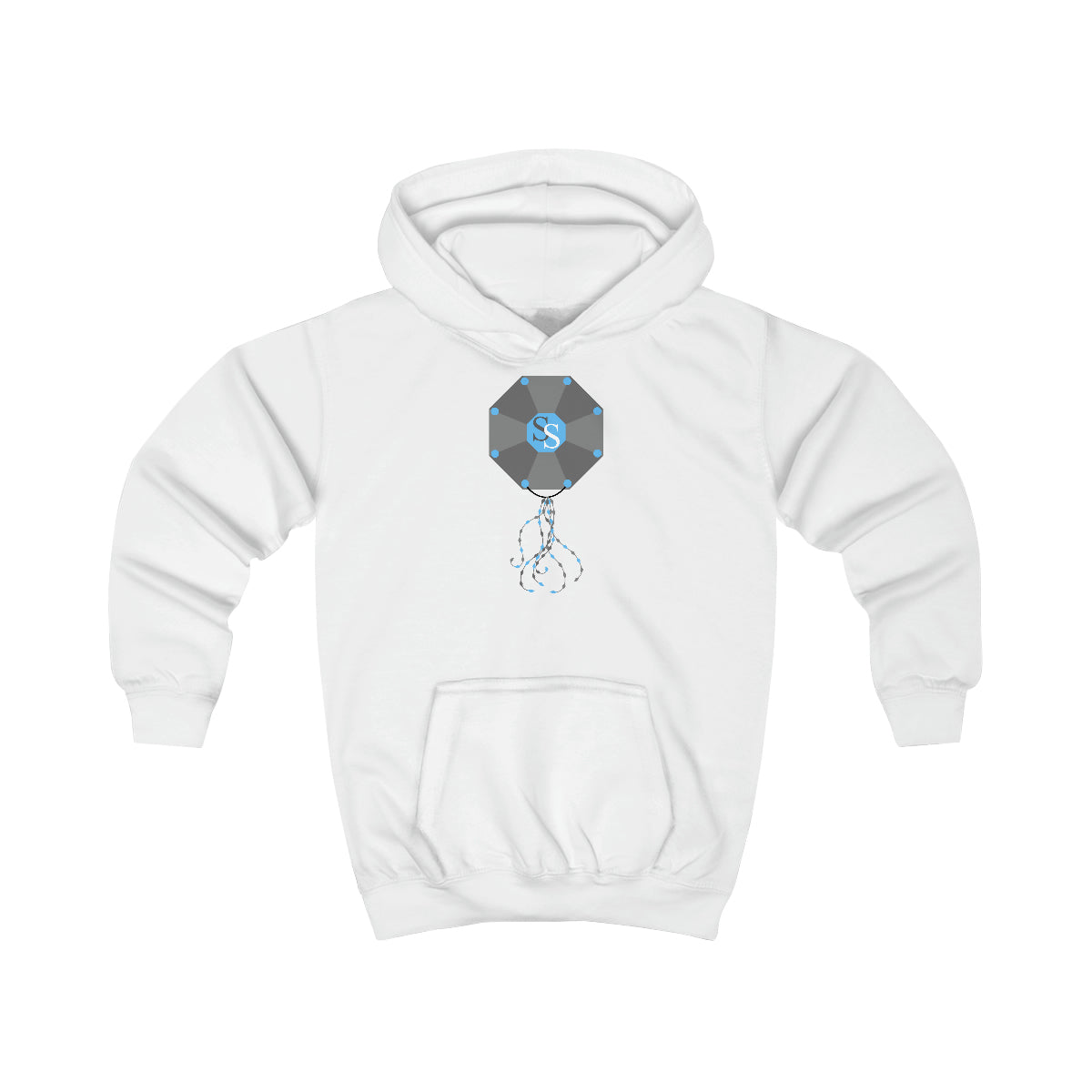 Sextagon Kite Kids Hoodie