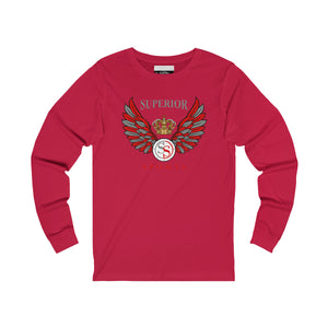 Men Long Sleeve Wings SS Tee