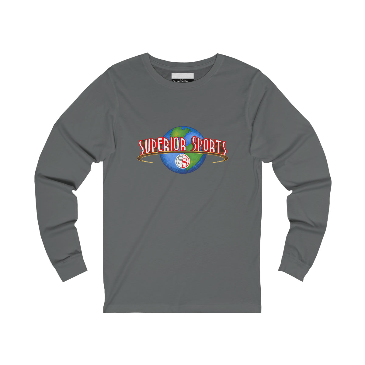 Men Long Sleeve Superior World Tee